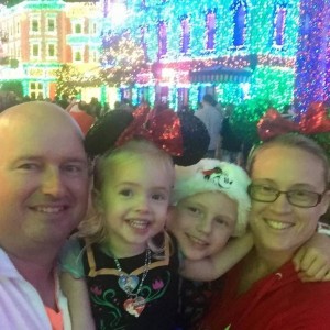 celeste martell family at disney christmas
