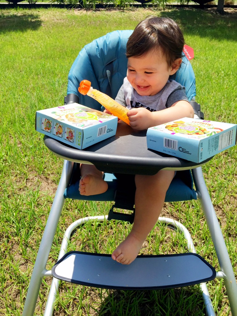 Baby Joshua eating Yummy Spoonfuls