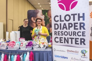 cloth diapers at mommycon