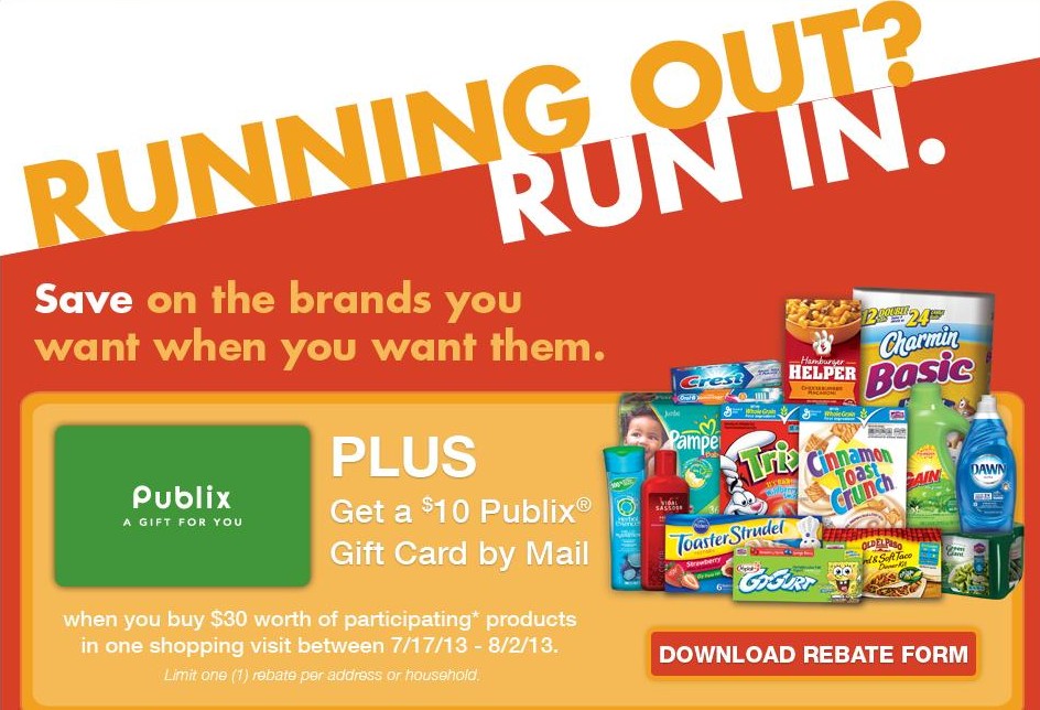 Running Out? Run In. with Publix and Giftcard Giveaway