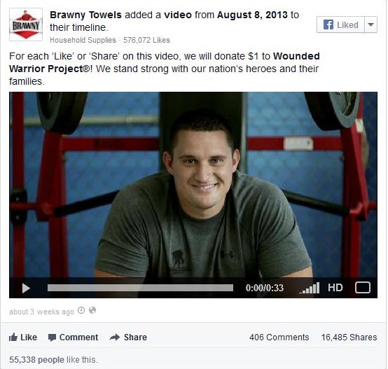Admiring the Strength of the Armed Forces with Brawny Paper Towels and Wounded Warrior Project #ThankOurHeroes