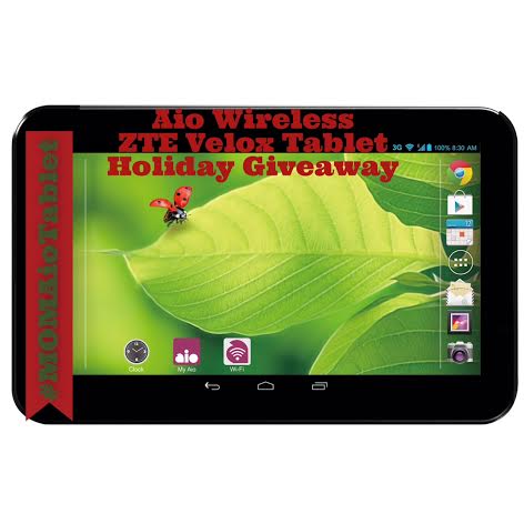 Aio Wireless ZTE Velox Tablet Holiday Giveaway