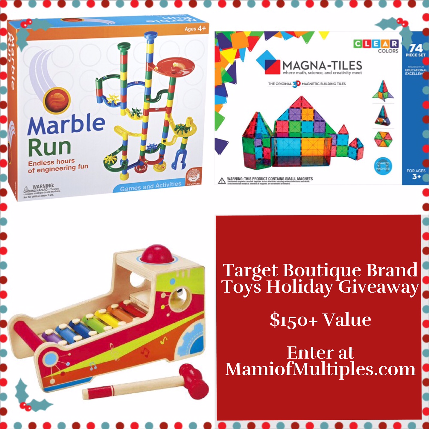 Target Boutique Brand Toys Holiday Giveaway
