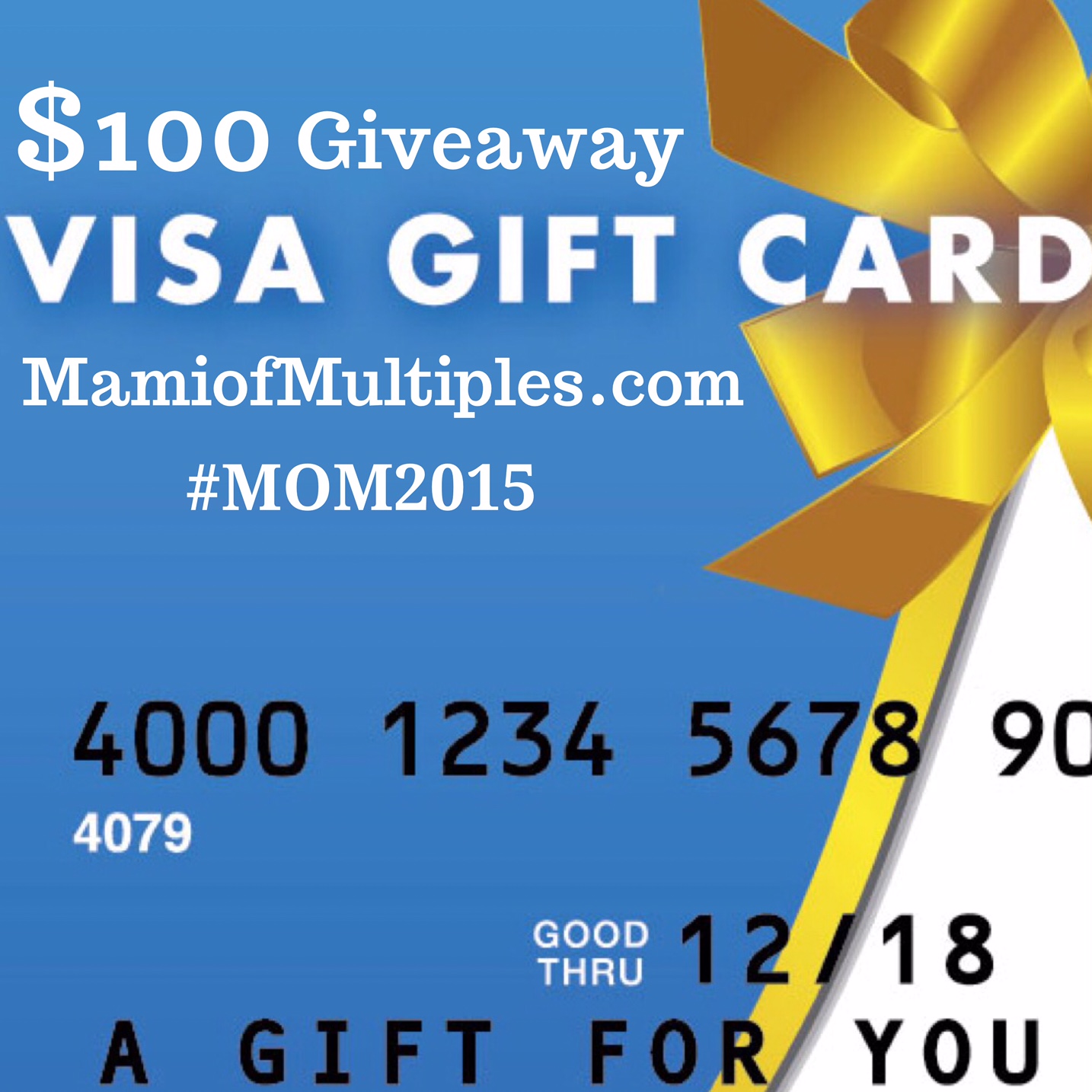 New Year $100 Cash Gift Card Giveaway #MOM2015