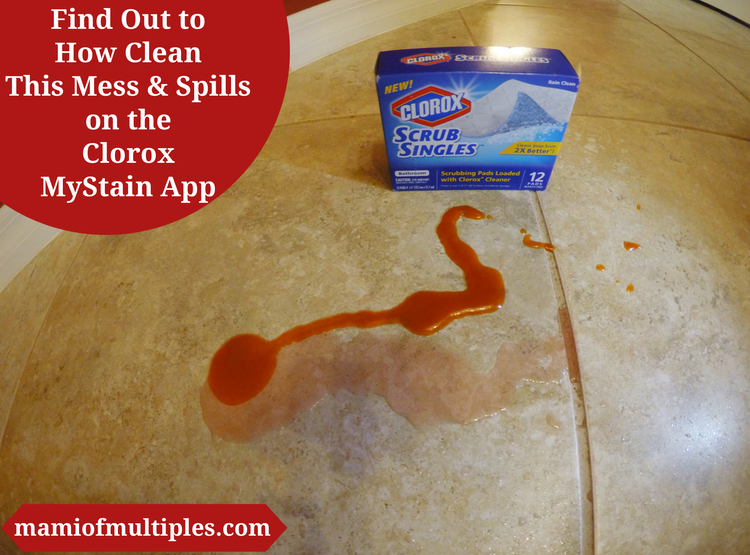 Clorox MyStain App Helps to Clean Up Life’s Little Everyday Messes