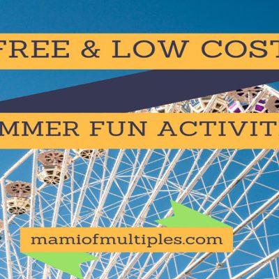 Free and Low Cost Summer Fun Activities
