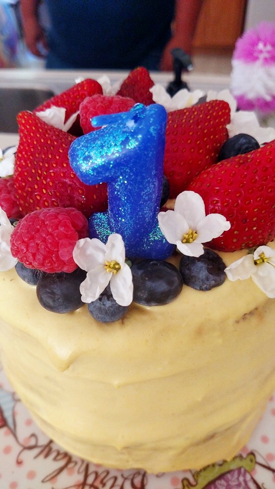 All Natural No Sugar Smash Cake for Baby’s 1st Birthday