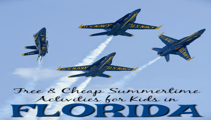 Free and Low Cost Summertime Activities in Florida for Kids