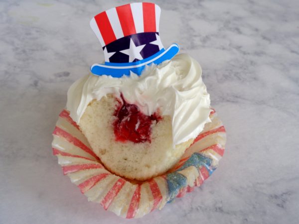 Uncle Sam Cupcakes Step#7