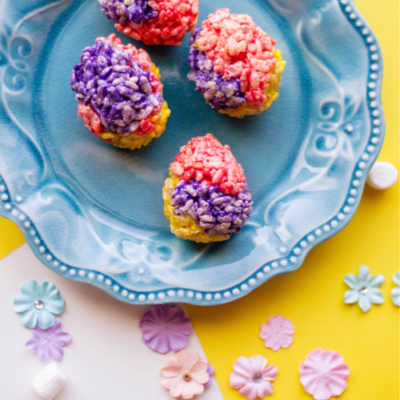 Easter Rice Krispies Eggs
