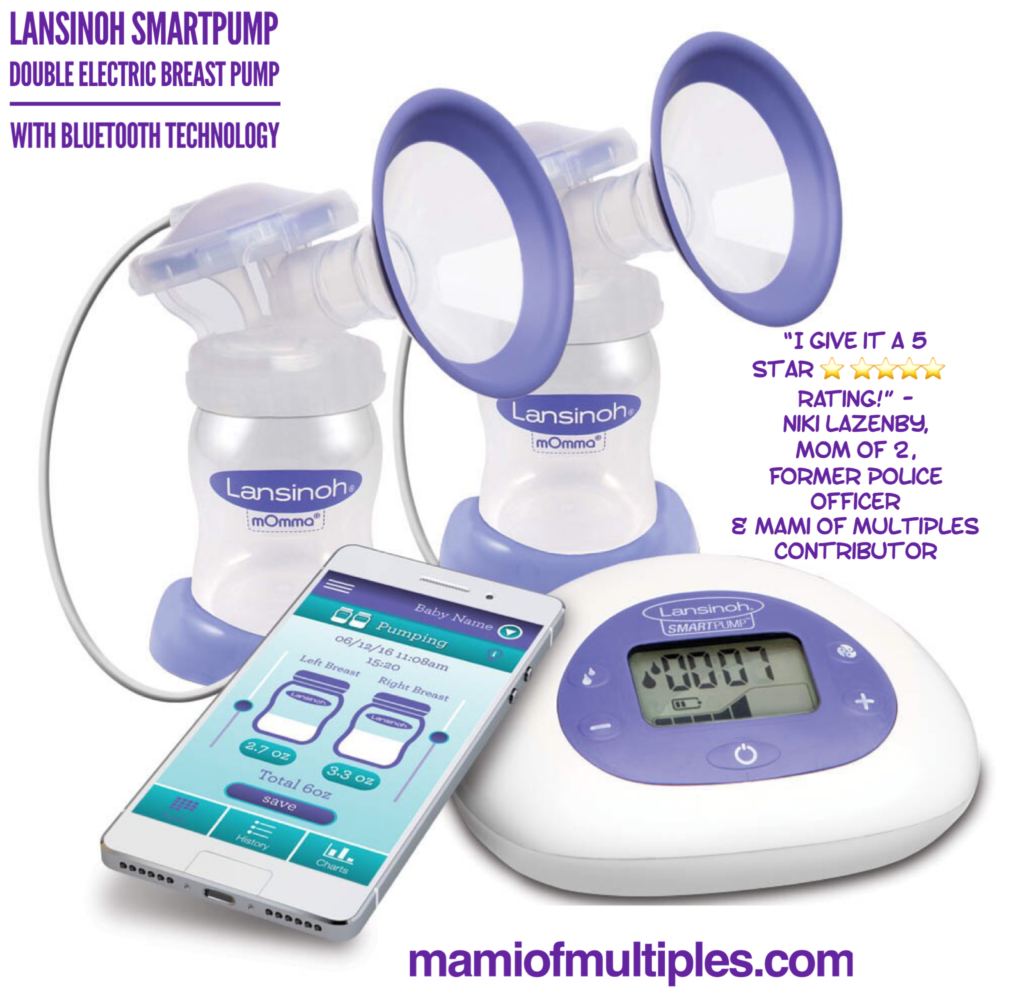 LANSINOH SMARTPUMP DOUBLE ELECTRIC BREAST PUMP WITH BLUETOOTH
