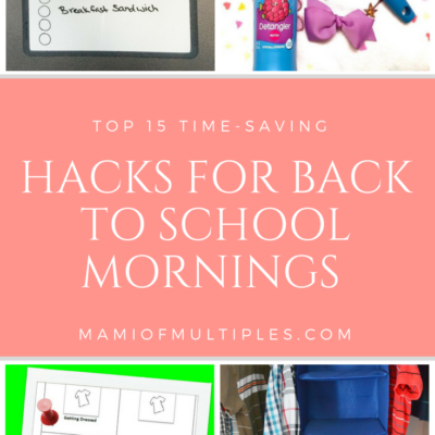 Time Saving Hacks for Back-To-School Mornings