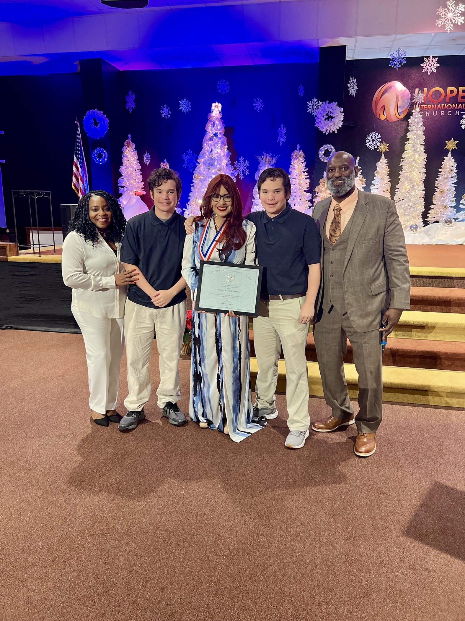 Dr. Joscelyn Ramos Campbell is the Recipient of The Presidential Lifetime Achievement Award of Service